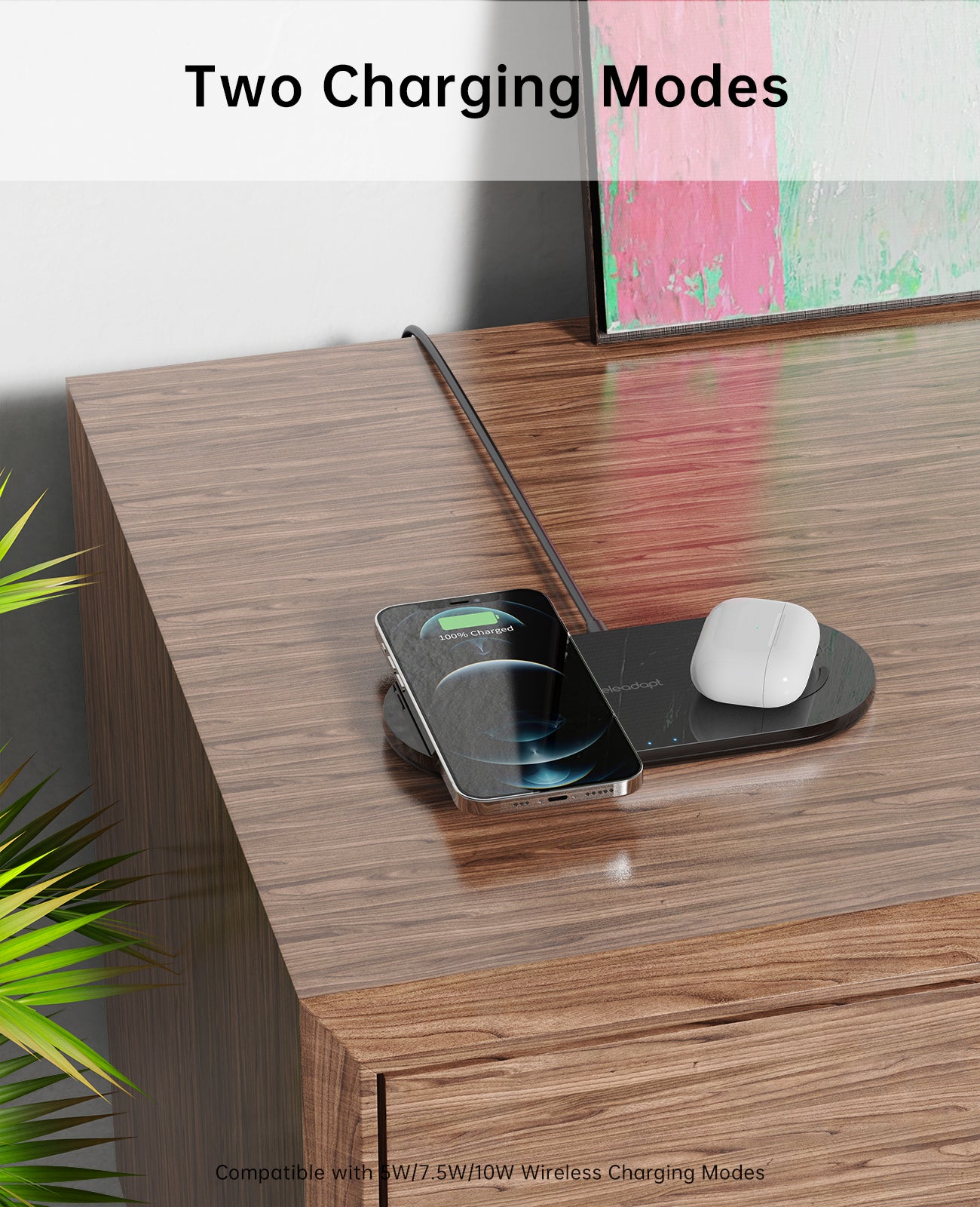 Dual 10 Watt Wireless Charger