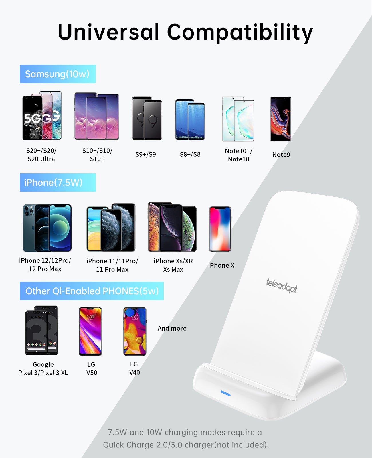 10 Watt Wireless Charging Stand