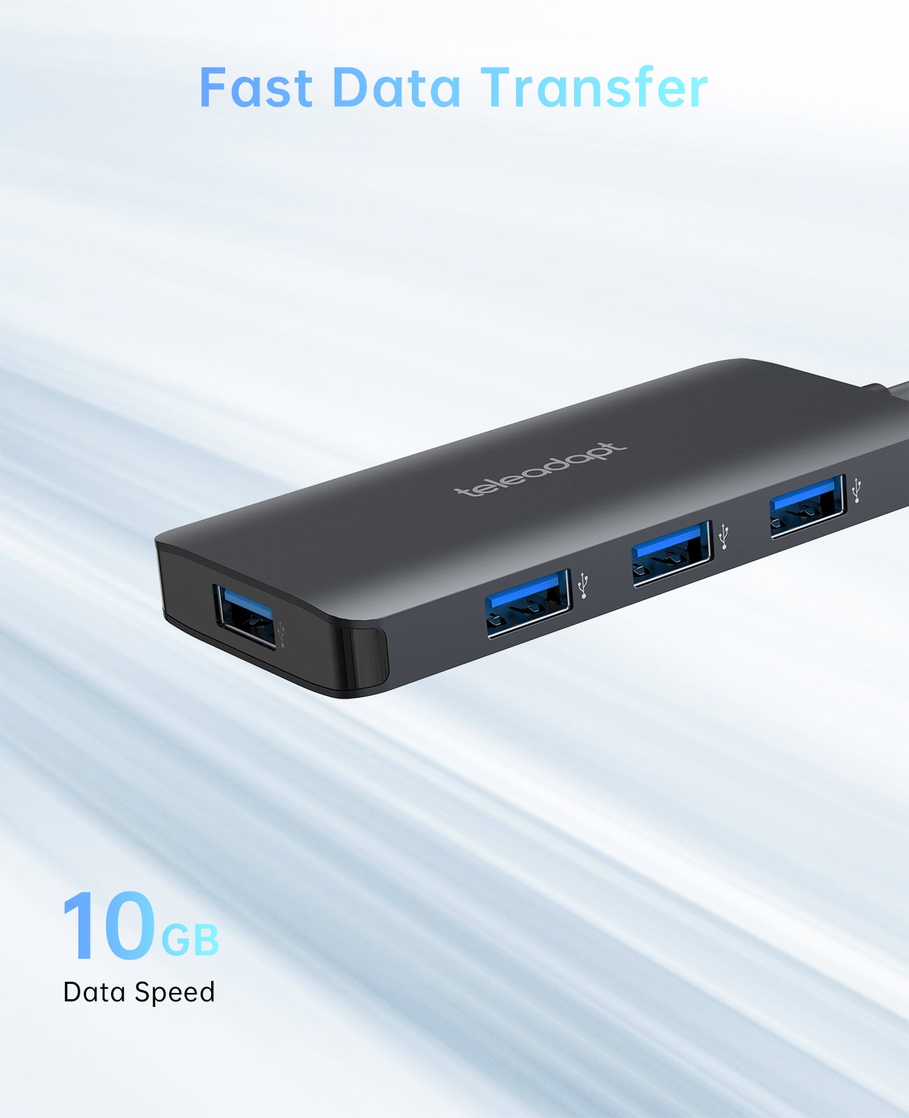 USB C to 4 USB A Hub