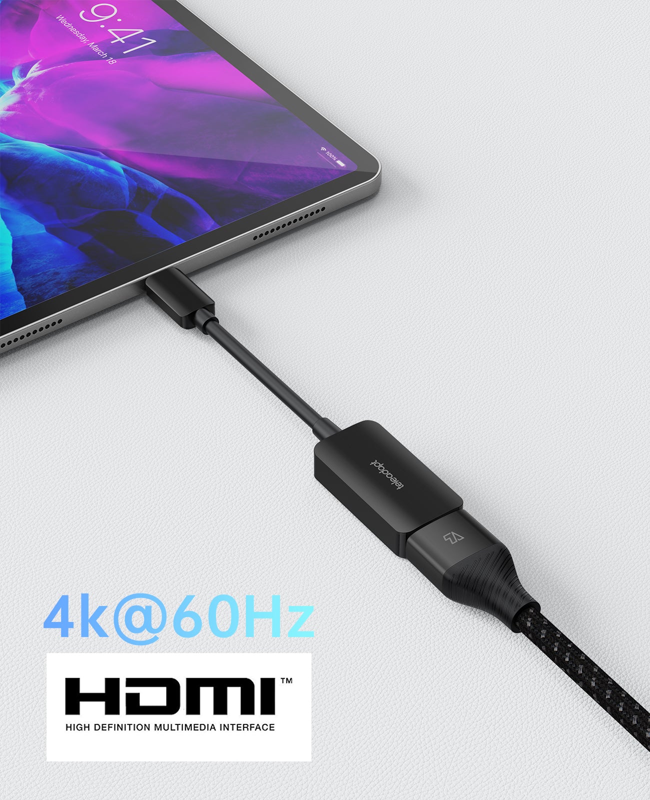 USB C Male to HDMI Female