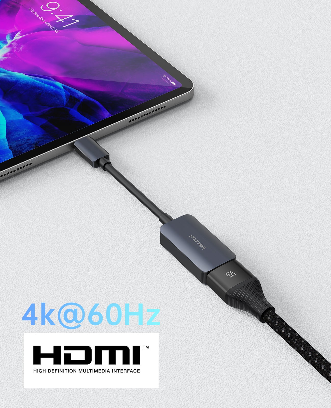 USB C Male to HDMI Female